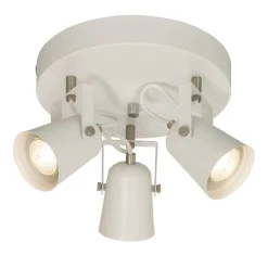 METZ Takspot Rondell 25cm Vit/Stål