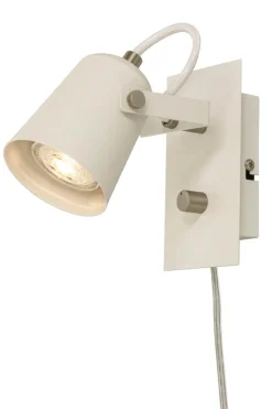 METZ Vägglampa 18cm Vit/Stål
