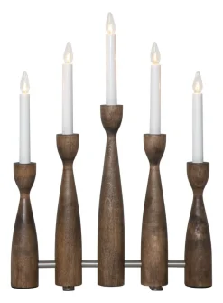 MIDJA 2.0 Ljusstake 5L 47cm Brun