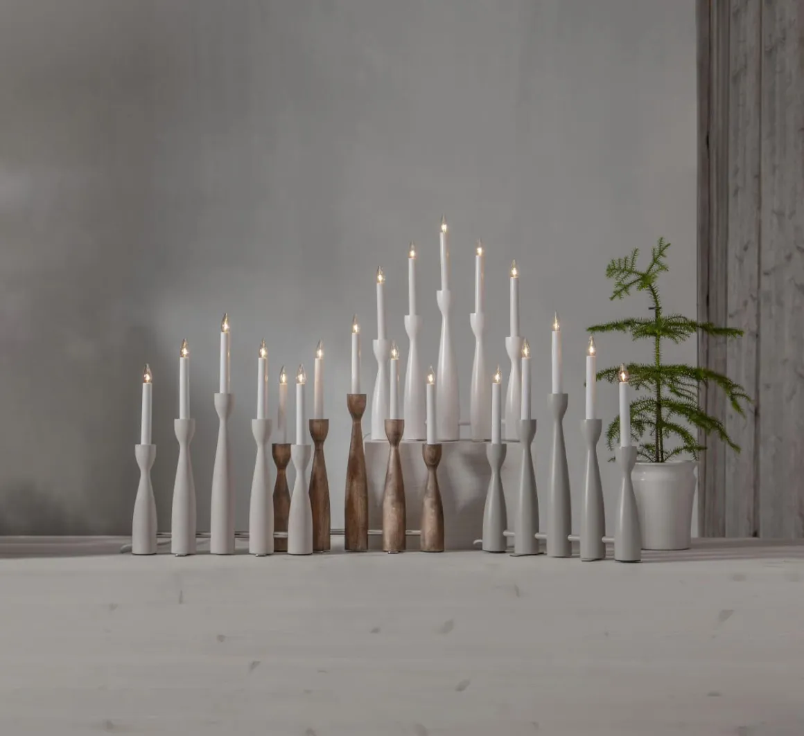 MIDJA 2.0 Ljusstake 5L 47cm Brun