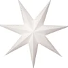 MIKA Lös Pappersstjärna 60cm Vit