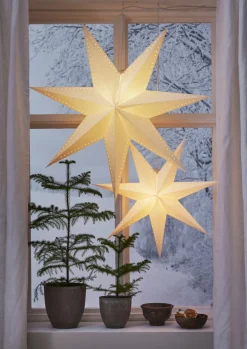 MIKA Lös Pappersstjärna 60cm Vit