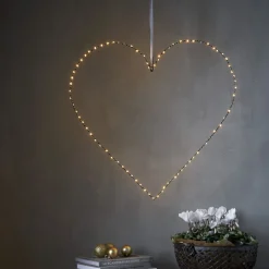 MIRA BLANK Hängande dekoration 70cm 80LED Svart