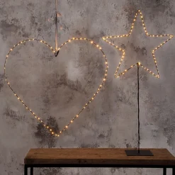 MIRA BLANK Hängande dekoration 70cm 80LED Svart