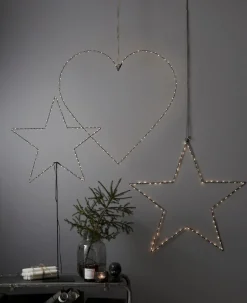 MIRA BLANK Hängande dekoration 70cm 80LED Svart