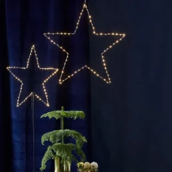 MIRA Hängande dekoration 70cm 80LED Svart