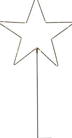 MIRA Stjärna på fot 65cm 40LED Svart