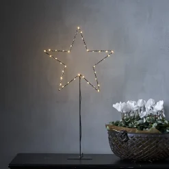 MIRA Stjärna på fot 65cm 40LED Svart