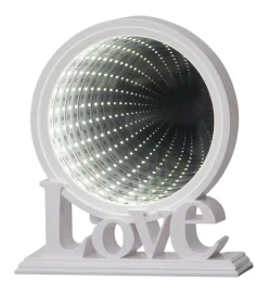 MIRROR LIGHT Inomhusdekoration 20,5cm Vit