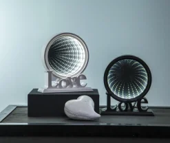 MIRROR LIGHT Inomhusdekoration 20,5cm Vit