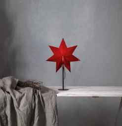 MIXA Stjärna på fot 50cm Röd