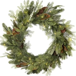 MIXI Krans Batteri 60cm 30LED Grön