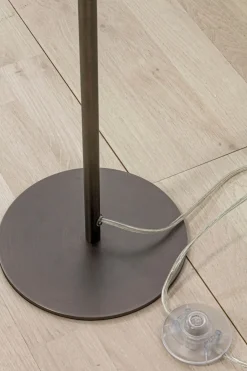 MOLEKYL Golvlampa 130cm Tenn/Vit