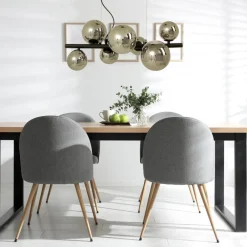 MOLEKYL Taklampa 58cm Svart/Rökgrå