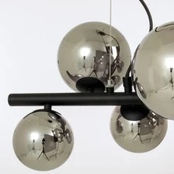 MOLEKYL Taklampa 58cm Svart/Rökgrå