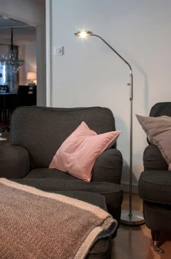 MOTO Golvlampa Dimbar 140cm Stål/Krom