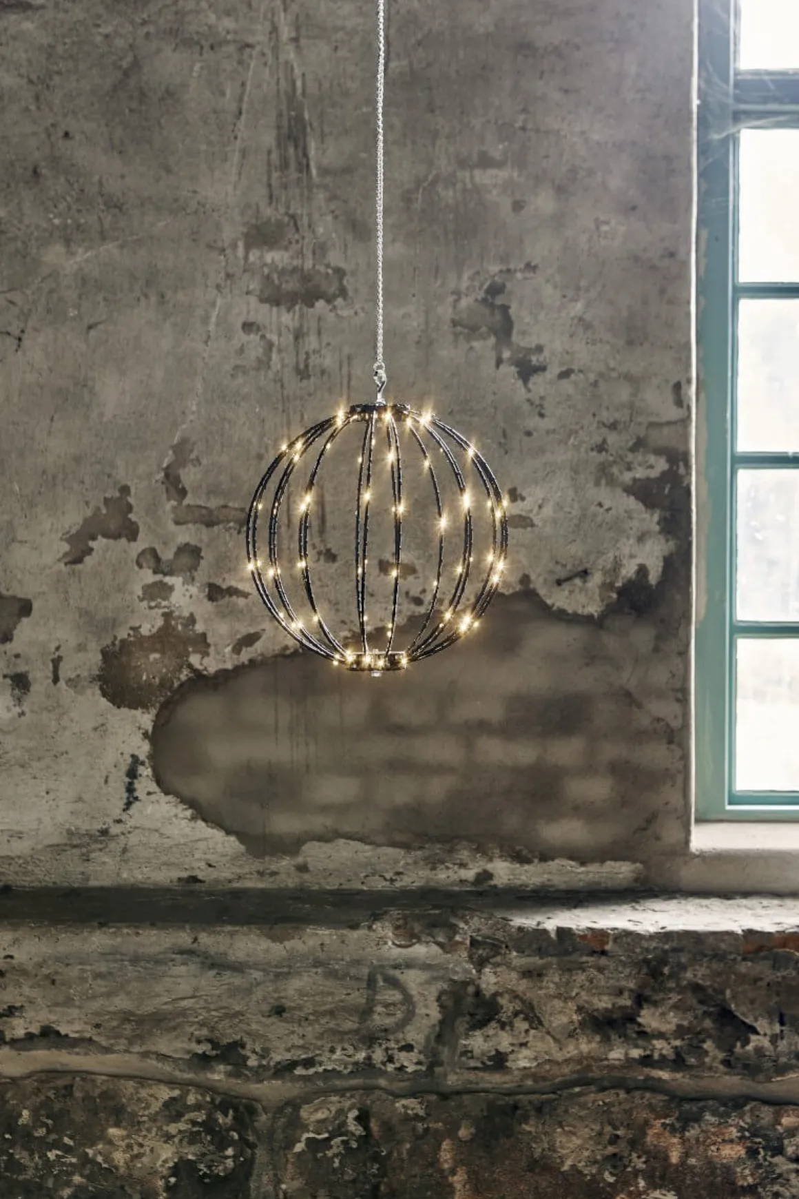 MOUNTY Hängande dekoration 30cm Svart IP44