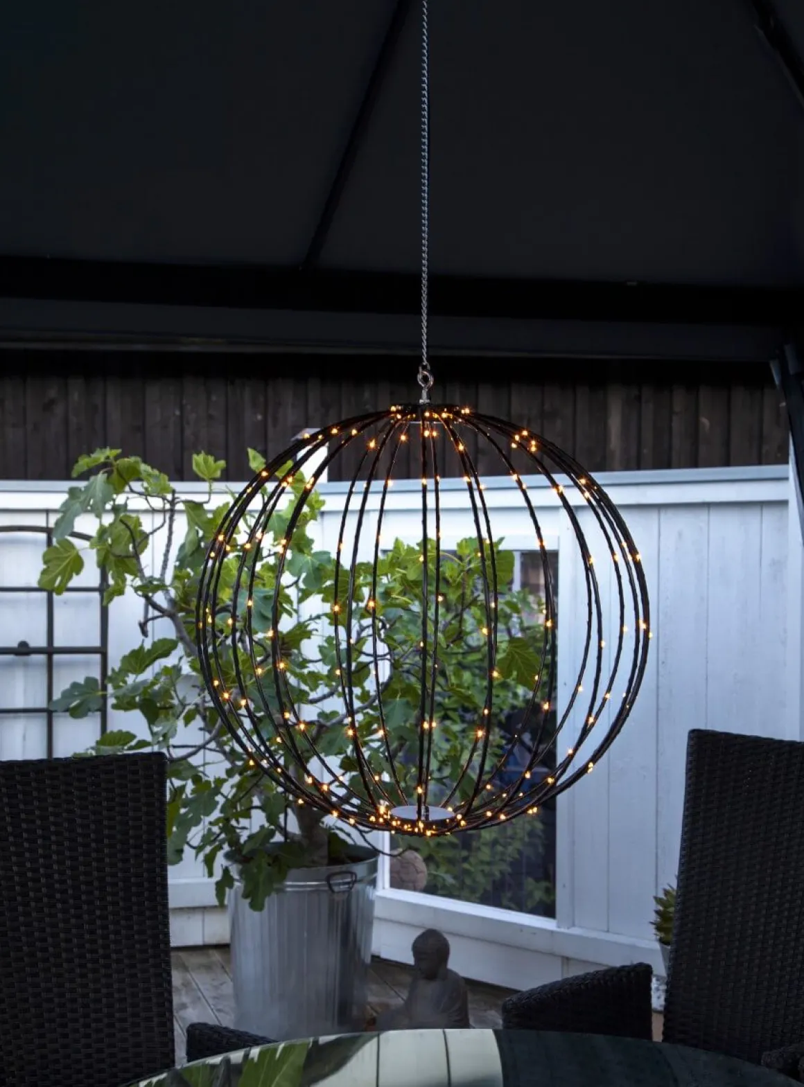 MOUNTY Hängande dekoration 50cm Svart IP44