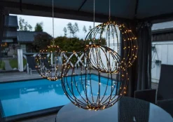 MOUNTY Hängande dekoration 50cm Svart IP44