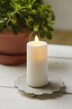 M-Twinkle LED Blockljus 11,5cm Vit