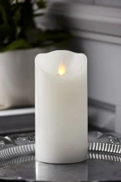 M-TWINKLE LED Blockljus 15cm Vit