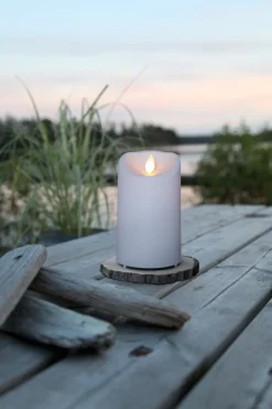 M-TWINKLE LED Blockljus Plast 12,5cm Vit