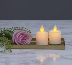 M-TWINKLE LED Ljus 2-pack 6cm Vit