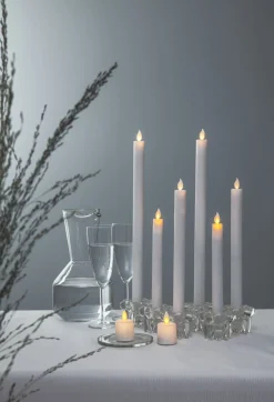 M-TWINKLE LED-Antikljus 2-pack 30cm Vit