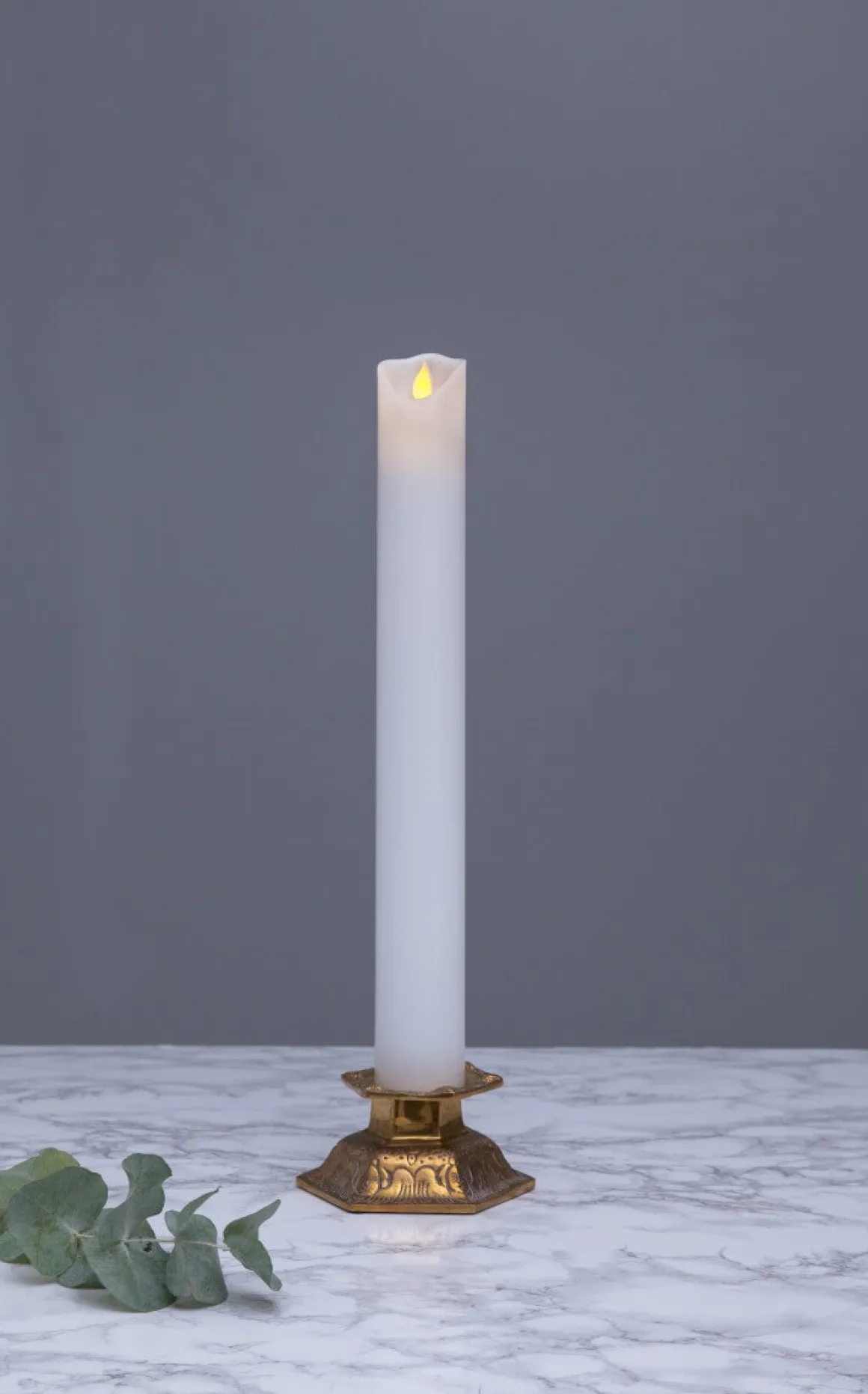 M-TWINKLE LED-Blockljus 40cm Vit