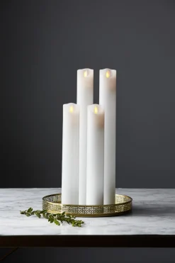 M-TWINKLE LED-Blockljus 30cm Vit