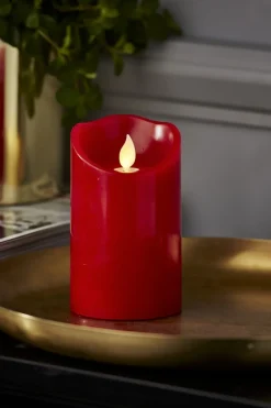 M-TWINKLE LED-Blockljus 12,5cm Röd