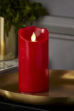 M-TWINKLE LED-Blockljus 15cm Röd