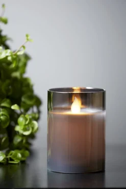 M-TWINKLE LED-Blockljus 10cm Svart