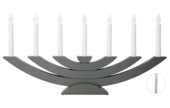 NAVIDA Ljusstake 7L 60cm Dimgrå