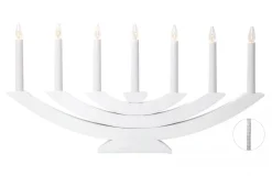 NAVIDA Ljusstake 7L 60cm Vit