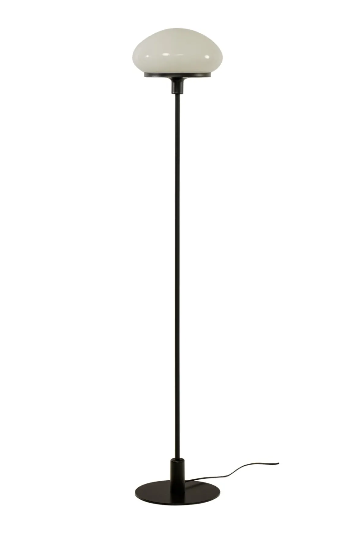 NEW AUGUST Golvlampa 140cm Svart/Opalvit