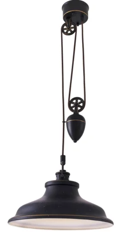 NEW HAVEN Takpendel 37cm Antiksvart