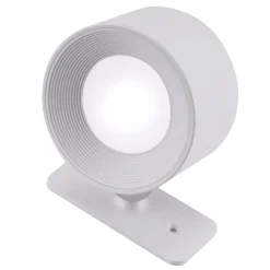 NO CABLE Vägglampa USB-Laddbar 9,5cm Mattvit