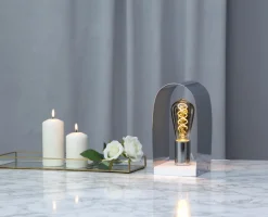 NOBEL Lampfot E27 24cm Krom