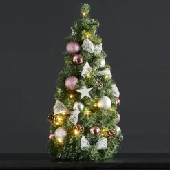 NOEL Dekorationsgran 40LED 65cm Grön