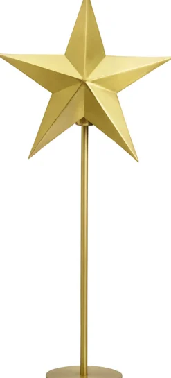 NORDIC STAR Stjärna på fot 63cm Pale Gold
