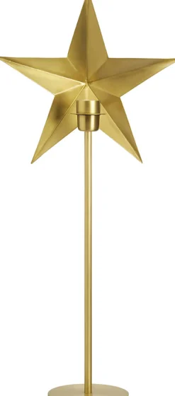 NORDIC STAR Stjärna på fot 63cm Pale Gold