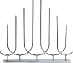 NOVUM Metalljusstake 10L 46cm Krom