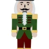 NUTCRACKER Batteridekoration 52cm Grön