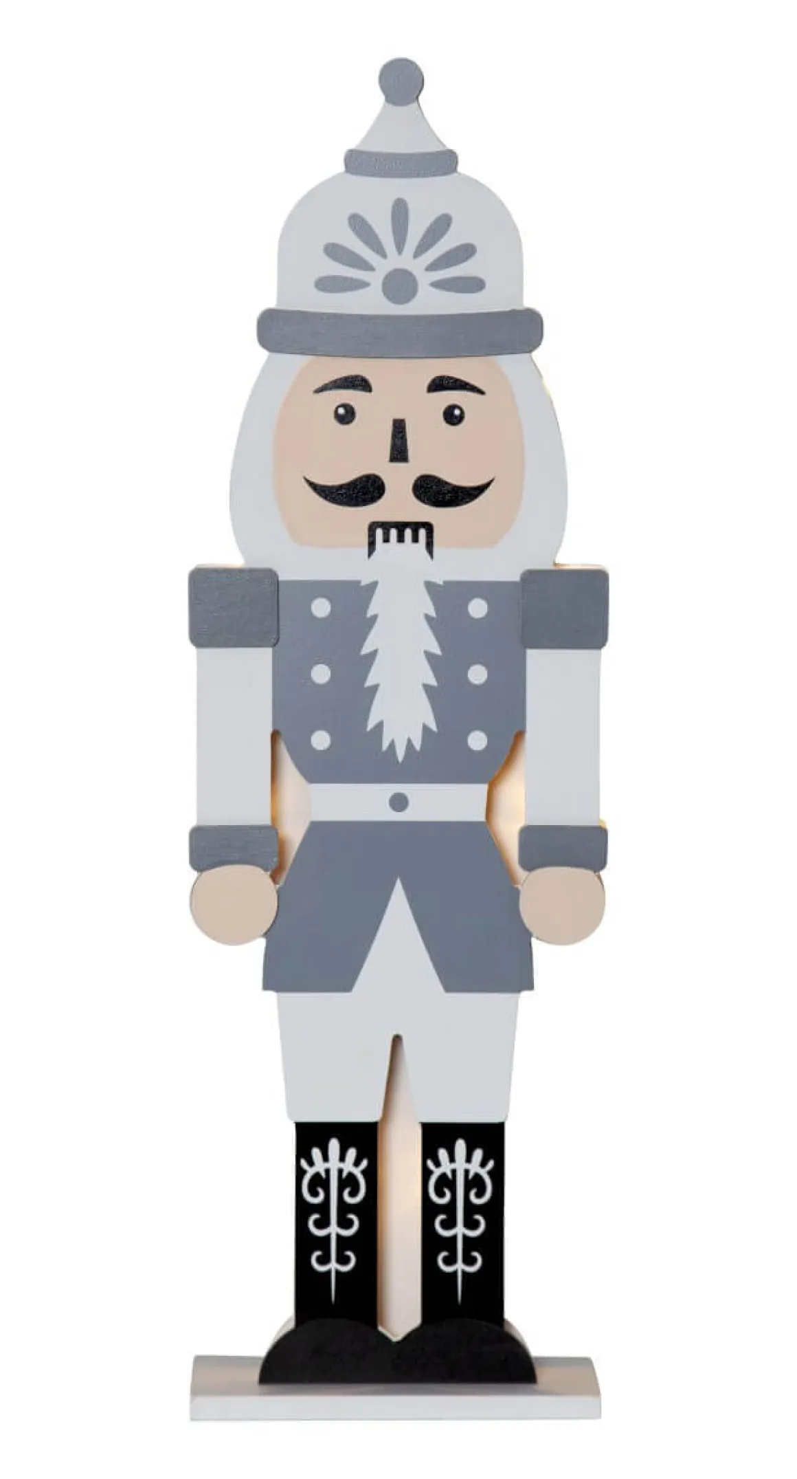 NUTCRACKER Batteridekoration 52cm Flerfärgad