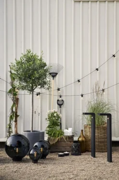 ORBY Klot Utomhusdekoration 40cm Svart