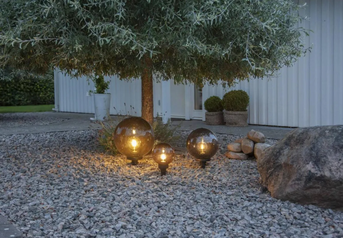 ORBY Klot Utomhusdekoration 40cm Svart