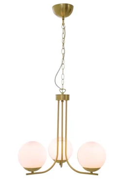 ORFEUS Takpendel 43,5cm Matt Mässing/Opalvit