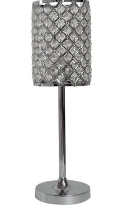 ORIVA Bordslampa Kristall K5 52cm Krom