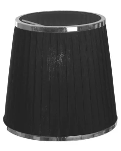 ORIVA Lampskärm Organza 14cm Svart/Krom